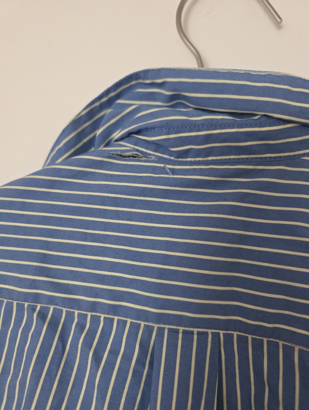cinq à sept Blue and White Striped Tie-Front Shirt with Beaded Floral - Picture 11 of 12